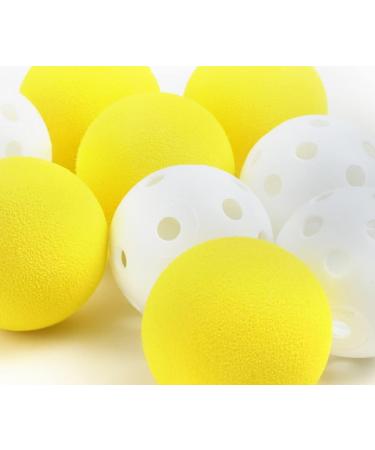 Orlimar 36-Pack Practice Golf Balls: 24 Plastic with Holes, 12 Foam - Perfect for Training and Improving Your Golf Game - Buy Online on GoSupps.com