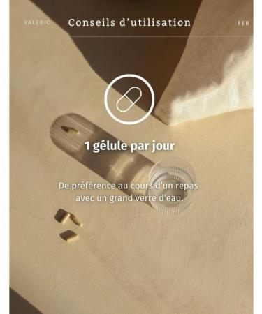 Iron bisglycinate + vitamins C B9 & B12 | Vitality & immunity | High absorption patented Ferrochel | 1 month vegan & made - Buy Online on GoSupps.com