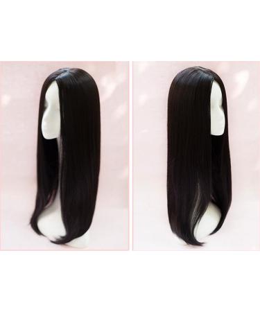 26 Long Straight Clip-In Hairpiece for Women - Thick Natural Black Middle Part - Buy Online on GoSupps.com