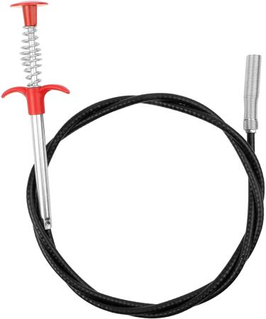 62"Drain Clog Remover Tool Drain Cleaner Flexible Grabber Claw Reacher Tool with 4 Claws Bendable Hose Pick Up Reaching Assist Tool for Litter Pick Home and Kitchen Sink Drains Toilet