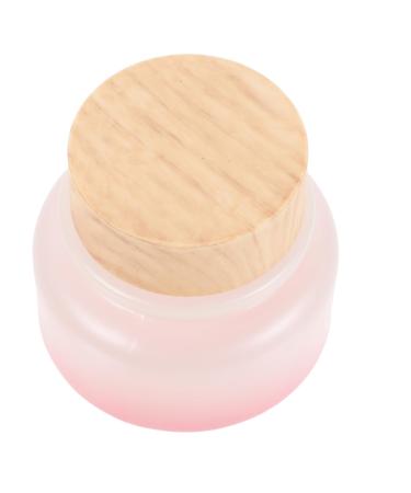 POPETPOP Small Cream Jar Sample Containers Lotion Jar Containers with Lids Small Jar Makeup Container Body Scrub Containers Sample Jars Buttercream Creami Travel Cosmetic Plastic Glass 6.3x6.3cm As Shown