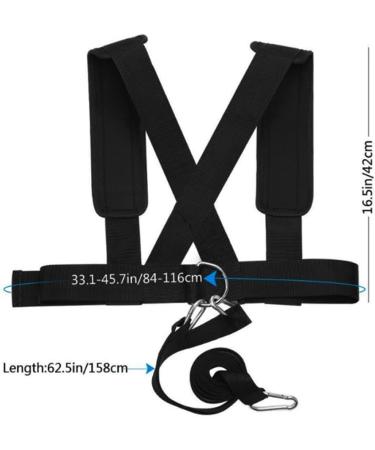 Adjustable Sled Harness for Tire Pulling - Speed Resistance Power Belt & Resistance Bands | International Shipping Available - Buy Online on GoSupps.com