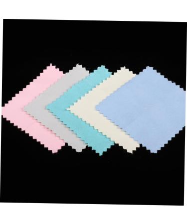 50 Pcs Silver Polishing Cloths - Microfiber Eyeglasses & Jewelry Cleaning Wipes | Streak-Free Flannel Screen Cleaner - Buy Online on GoSupps.com