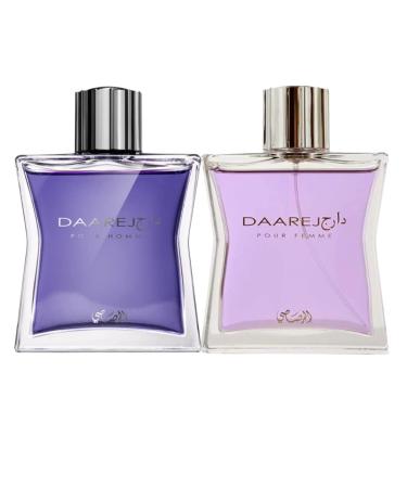 RASASI Daarej Men and Women EDP 100ML (3.4oz) Perfume for Every Occasion. (value pack)