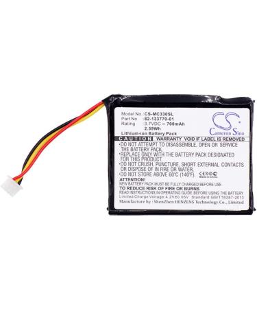 Replacement Battery Compatible with Zebra CS3070 & CS3300 | 700mAh 3.7V - Part No. 82-133770-01 | International Shipping Available - Buy Online on GoSupps.com