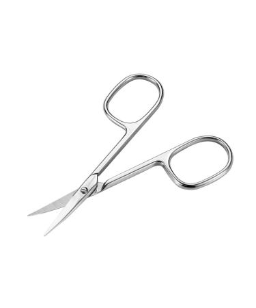 Jarvistar Professional Nail Scissors - Sharp Curved Stainless Steel Manicure & Pedicure Shears with Case | 95mm Bent Skin & Nail Clippers - Buy Online on GoSupps.com