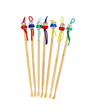 Hoement 12Pcs Cartoon Ear Adorable Wax Cleaners Made of Lightweight and Durable Fun Ear Cleaning Tools for Random Color Design