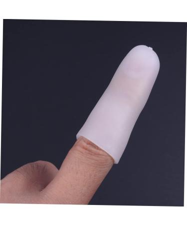 VANZACK Toe Separator & Thumb Brace - 2 PC Latex Gloves for Toe & Finger Protection - White, Size 1 - Buy Online on GoSupps.com