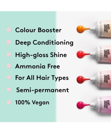 Josh Wood Colour Glaze Blue (100ml) - Semi-Permanent Hair Mask for Blonde Hair - Ammonia-Free, Conditions and Nourishes - 100% Vegan - Lasts 3-5 Washes - Cream Formula - Buy Online on GoSupps.com