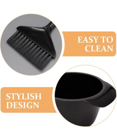 minkissy 1 Set Hair Dyeing Bowl Set Hair Dyeing Brush and Bowl Stirring Stick Hair Coloring Brush Hair Dyeing Set for Barber Salon - Buy Online on GoSupps.com