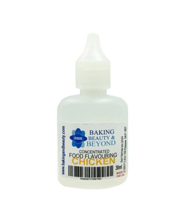 Baking Beauty and Beyond Concentrated Food Flavouring Oil - Dozen of Professional Quality Food Grade Flavouring Oil for Candy Making Baking Cooking Lip Balm and Lip Gloss - Chicken (30ml)