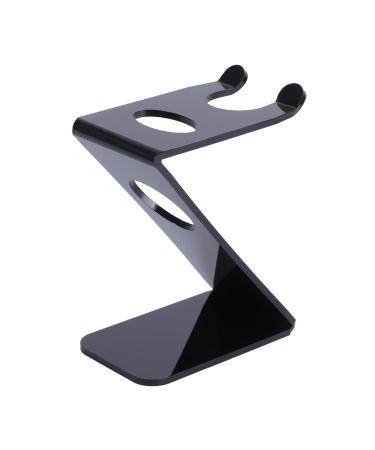 Minkissy acrylic stand brush bracket razor plane stand Shaver Holder for men beardbrush holder holder for brush stands mounted brush holder manual shaver razor man