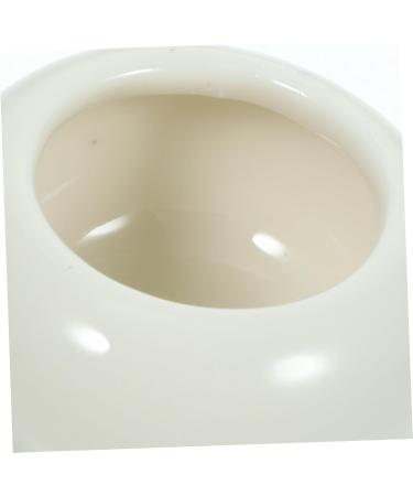 Housoutil cosmetics container Storage tank travel can mascara lip balm containers with lids skin care products cosmetic storage jar wax containers sample white cream cream jar 4.7x4.7cm White - Buy Online on GoSupps.com