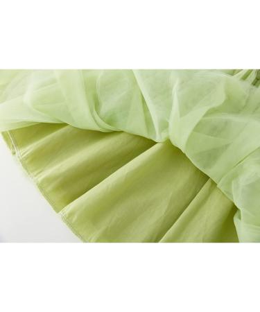 PythJooh Baby Girl Tulle Dress - Toddler Sleeveless Butterfly Wings Tutu Princess Dress for 2-3 Years | Daisy Stars Sundress with Flowers Green - Buy Online on GoSupps.com