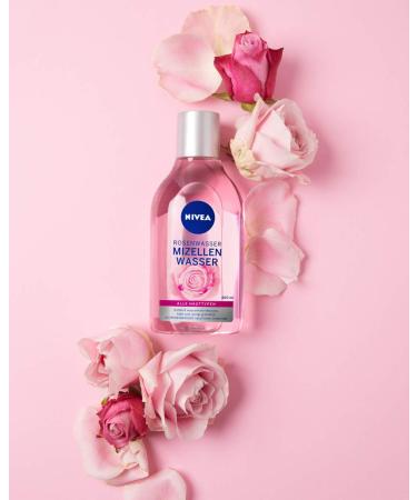 Nivea Rose Water Micellar Water 400ml - Gentle Facial Cleanser with Micellar Technology Natural Rose Water 3-Pack - Buy Online on GoSupps.com