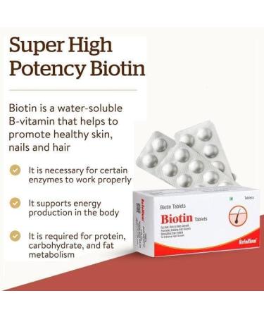 Refollium Advanced Biotin (30 Tablets) for Healthy Hair Skin & Nail Growth Promotes Existing Hair Growt - by pharmacylife - Buy Online on GoSupps.com