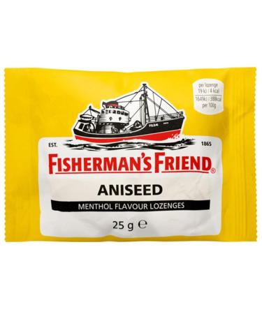 Fisherman s Friend - 4 X 25g Packs of Aniseed Flavour Lozenges - Buy Online on GoSupps.com