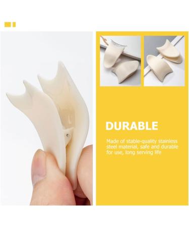 FRCOLOR Eyelash Curler Eyelash Holder Lash Tweezers False Eyelashes Fake Lash Applicator Cosmetic Eyelash Tweezer Eyelash Separator Tool Eyelashes Clamp for Makeup Eyelash Clip for Makeup 6x3.1cm White - Buy Online on GoSupps.com