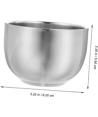 Premium Cimaxic Foam Shaving Soap Shell | Double-Walled Stainless Steel Travel Cup | Metal Shaving Accessories - Buy Online on GoSupps.com