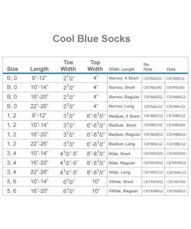 CB5MDRG2 Prosthetic Sock - 5-Ply Medium Size No Hole Cool Blue & Opulent Garden Design | International Shipping Available - Buy Online on GoSupps.com