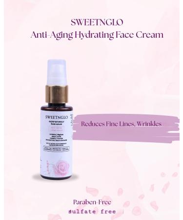 SWEETNGLO Face Cream Licorice Amla & Carrot Extract | Brightening Hydrating & Even Skin Tone | Nourishing with Rose Water & Shea Butter | Paraben & Sulfate Free | 50ml - Buy Online on GoSupps.com