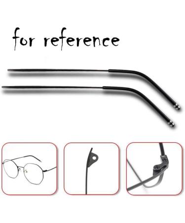 VekkEr Yewear Leg - Vintage Black Eyeglass Accessories | Metal Frame Replacement Temples (1 Pair) - Buy Online on GoSupps.com
