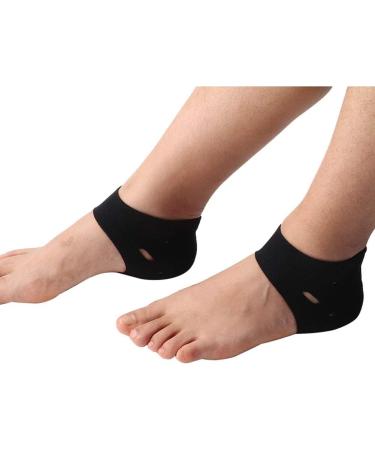Soft Heel Socks - Non-Slip Moisturizing Gel with Open Toe | 3 Pairs for Dry Skin Care & Protection - Buy Online on GoSupps.com