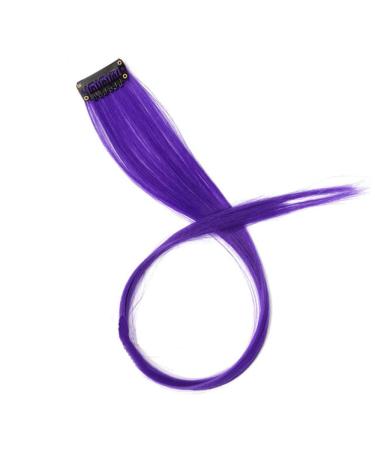 18 Inch Curly Hair Clip One Hair Extension Natural Long Synthetic Wig Female Girl Pink Blue Colorful 18inches 39