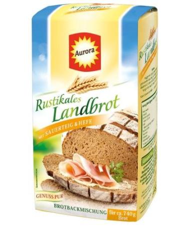 Aurora Rustic Country Bread Bread Baking Mix Pack of 6 (6 x 500 g)