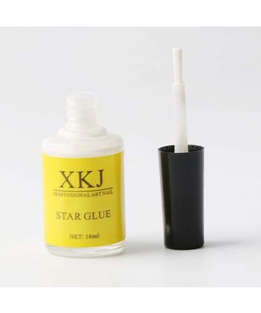 Per 16ml Clear Star Glue for Nail Foil Adhesive Sticker Transfer Paper Decoration Nails Tips Pro Nail Art Salon Tools