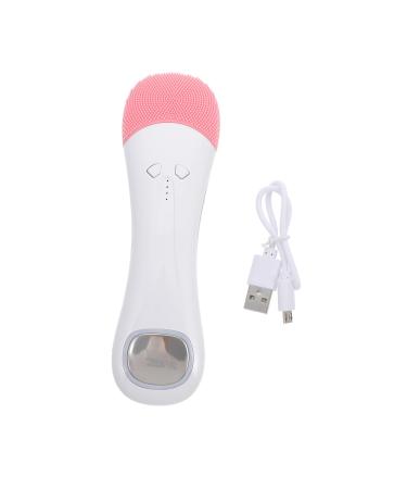 POPETPOP Facial Cleanser Electric Facial Brush Facial Massaging Device Face Cream Absorption Device Electric Facial Cleaner Face Brush Beauty Device Silica Gel Beauty Instrument Care