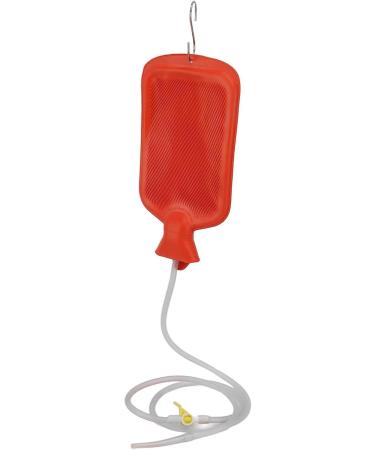 Pwshymi Colon Cleansing Enema Kit - 2L Enema Bag for Safe & Controlled Water Flow at Home (Red) | Fast International Shipping - Buy Online on GoSupps.com