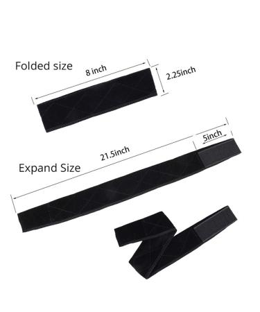 Wig Grip Head Band 2 Pieces - No Slip Velvet Wig Band for Secure and Comfortable Wear | Includes 2 Wig Caps for Weave - Brown - Buy Online on GoSupps.com