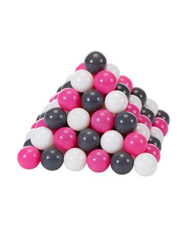 KNORRTOYS.COM 56757 Knorrtoys 56757-Ball set approx. 6 cm-100 cream/grey/rose balls - Buy Online on GoSupps.com