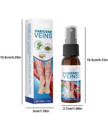 Veinhealing Varicose Veins Treatment Spray - 30 ml (3 Pack) for Effective Relief & Healing | Best Varicose Veins Solution for Legs - Buy Online on GoSupps.com