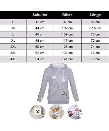 Shop Acited Women's Hooded Sweater with Cat & Dog Design - Plus Sizes Available (3XL) | Cozy Autumn & Winter Apparel - Buy Online on GoSupps.com