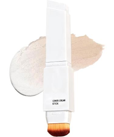  Chaies 13g Color Changing Foundation Stick Makeup Concealer 2 in 1 Double Head Foundation Stick for Women Girls Daily Outdoor Travel - Buy Online on GoSupps.com