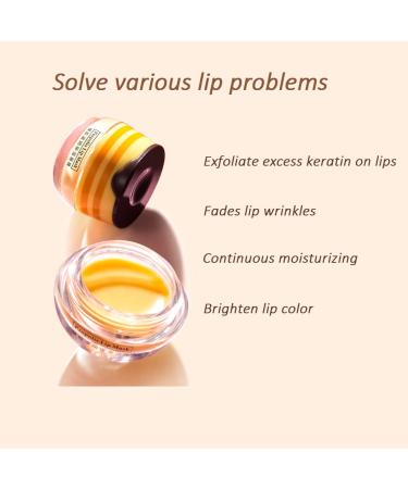 2PCS Bee Balm Lip Balm: Moisturizing Honey Lip Mask for Hydration & Repair - Buy Online on GoSupps.com