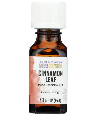 Aura Cacia Pure Essential Oil Cinnamon Leaf - 0.5 fl oz