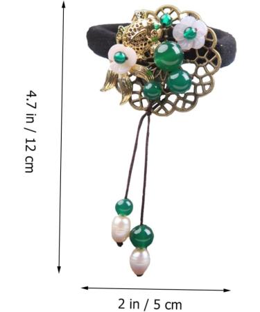 Beavorty 1Pc hair tie hair tie elastics ponytail holders ribbon ponytail holder pearl hair rings thick hair rope wedding hair accessories Women Hair Circle Small and fresh Hair up copper - Buy Online on GoSupps.com