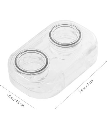 Shop Homsfou Mini Contact Lens Container Set - 4er-Box Travel Case for Colored Contacts & Eye Care Essentials - Buy Online on GoSupps.com