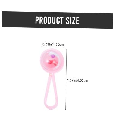 Upkoch 48pc Mini Handbell Accessories Toy - Small Bells for Teething Mini Trailers and Acrylic Charms - Perfect for Kids and Crafts - Buy Online on GoSupps.com