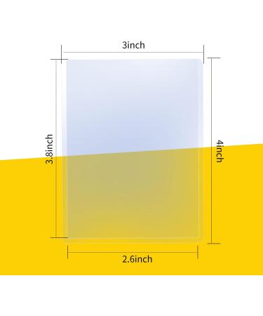 100 Pack 3x4 Hard Plastic Card Sleeves Top Loaders - Baseball Card Protectors | Trading Card Games & More - Buy Online on GoSupps.com