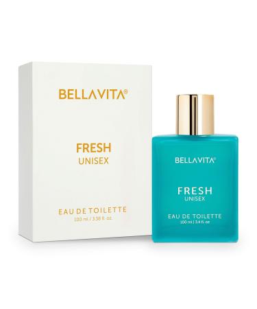 Bella Vita FRESH EDT Long-Lasting Aromatic & Vanilla Unisex Perfume Ideal for Indian Weather | Bergamot Lavender Ylang Ylang | Perfect for Eliciting Compliments 100ML - Buy Online on GoSupps.com