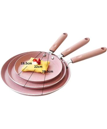 OUNONA 2pcs Tortillas Pan Plates with Handles Non Stick Pots and Pans Mini Tortillas Frying Pan Utensil Non Stick Cooker Japanese Omelette Pan Metal Cooking Mini Pan Pancake Pan Egg 22X34X5x2pcs Pinkx2pcs - Buy Online on GoSupps.com