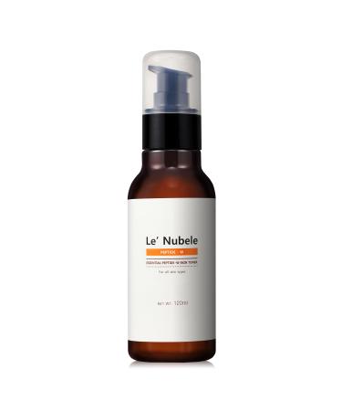 Le Nubele Essential Peptide W Skin Toner - Anti- Wrinkle & Firming Toner with Multi-Peptide Complex & EGF Collagen Booster Hydrating Soothing & Barrier Care Korean Skin Care 120ml / 4.05 fl.oz
