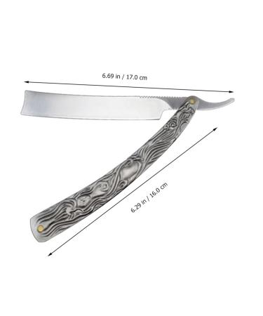 1pc Manual Shaver - Old Type Metal Razor for Face & Beard | Classic Manual Shaving Cutter - Buy Online on GoSupps.com