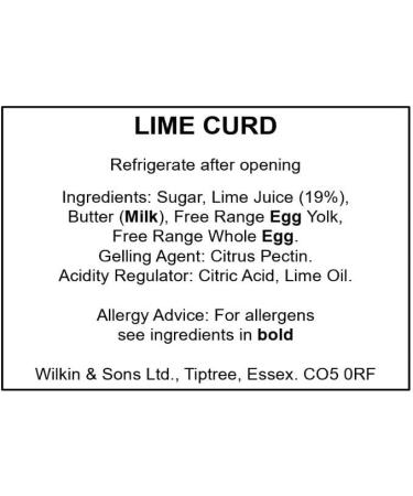 Wilkin & Sons Ltd Wilkin & Sons Tiptree Pack of 6 Lime Curd Pots for Vegetarian and Celiac Diets 312g - Buy Online on GoSupps.com