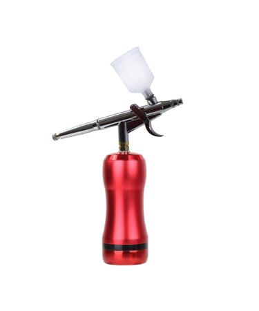 Air-Brush Compressor High Pressure Psi AirbrushCosmetics Cake Cookies Facial Beauty Care Make Up Craft Home DIY (Size : Part A Red)