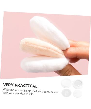 FOMIYES 1 Set Box Loose Powder Box Empty Loose Powder Container Cosmetic Powder Puff Face Powder Cushion Loose Powder Container with Powder Puff Travel Abs Makeup Pad White Portable 6.2x6.2cm White - Buy Online on GoSupps.com